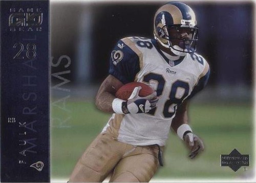2001 Upper Deck Game Gear Marshall Faulk #71
