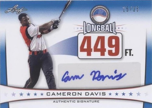 2013 Leaf Power Showcase - Cameron Davis #LBA-CD1