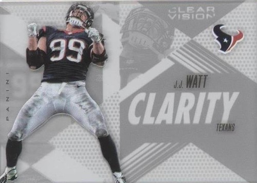 2015 Panini Clear Vision J.J. Watt #CL-3