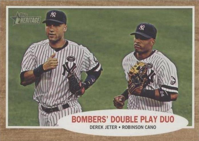 2011 Topps Heritage - Derek Jeter Robinson Cano #37