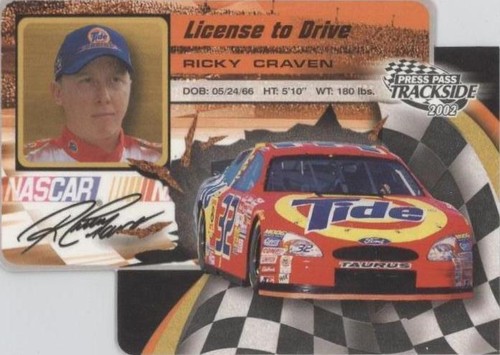 2002 Press Pass Trackside - Ricky Craven #LDP7