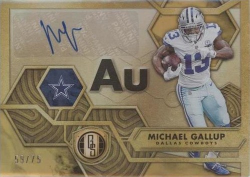 2022 Panini Gold Standard Michael Gallup #AU-MGA