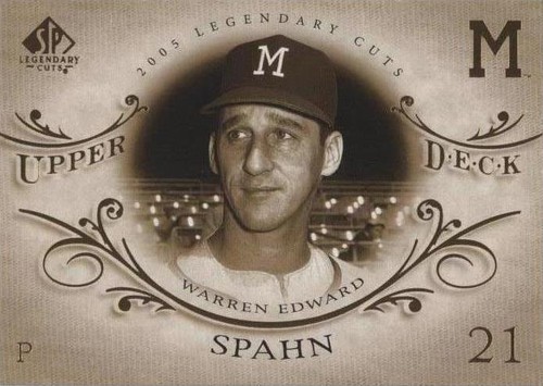 2005 SP Legendary Cuts - Warren Spahn #86