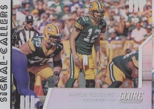 2019 Score Aaron Rodgers #SC-15