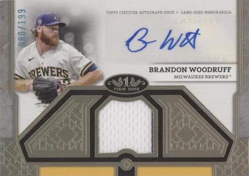 2024 Topps Tier One - Brandon Woodruff #T1AR-BW