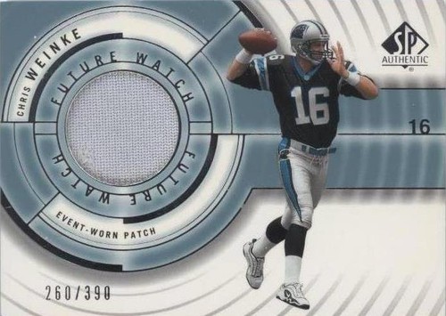 2001 SP Authentic Chris Weinke #103