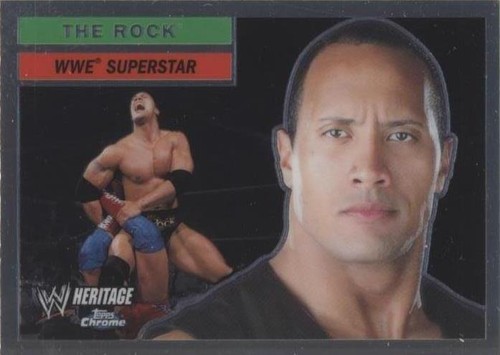 2006 Topps Chrome WWE Heritage - The Rock #10