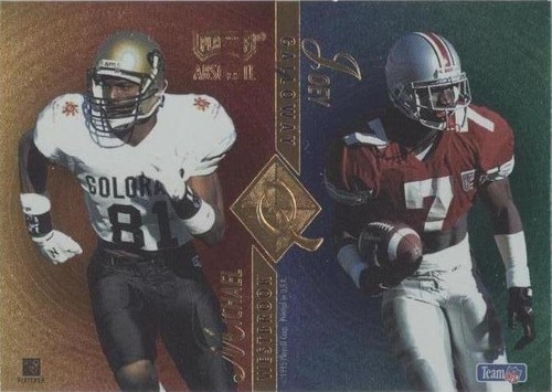 1995 Playoff Absolute Frank Sanders J.J. Stokes Joey Galloway #Q45