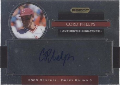 2008 Razor Signature Series Metal - Cord Phelps #AU-COP