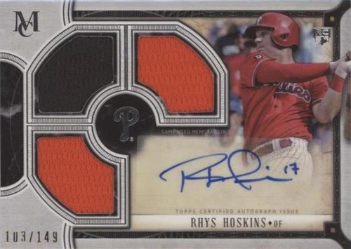 2018 Topps Museum Collection - Rhys Hoskins #TRA-RH