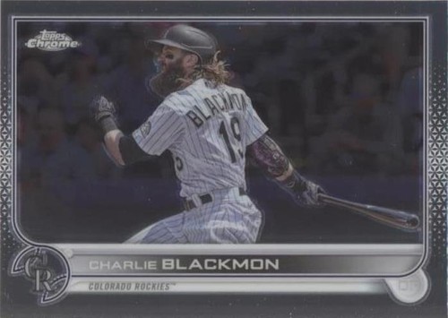 2022 Topps Chrome Sonic - Charlie Blackmon #37
