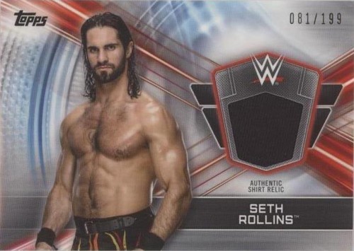 2019 Topps WWE Road to Wrestlemania - Seth Rollins #SR-SR