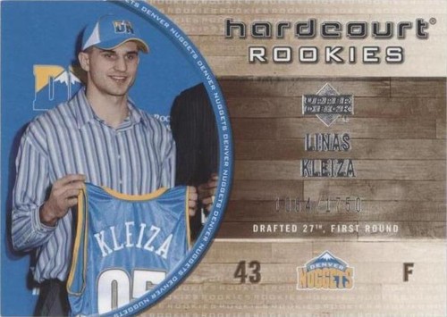 2005-06 Upper Deck Hardcourt - Linas Kleiza #91