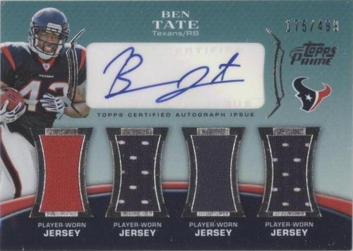 2010 Topps Prime Ben Tate #PL5-BT