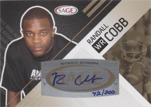 2011 SAGE Autograph Series Randall Cobb #A-8