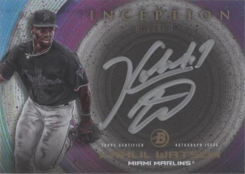2022 Bowman Inception - Kahlil Watson #ISS-KW