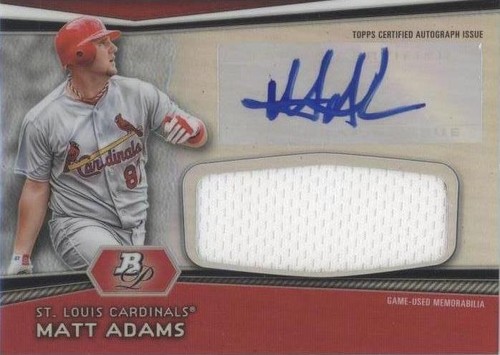 2012 Bowman Platinum - Matt Adams #AJR-MA