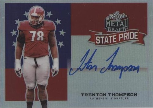 2018 Leaf Metal Draft Trenton Thompson #SP-TT1