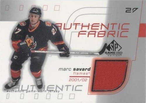 2001-02 SP Game Used Edition - Marc Savard #AF-SV