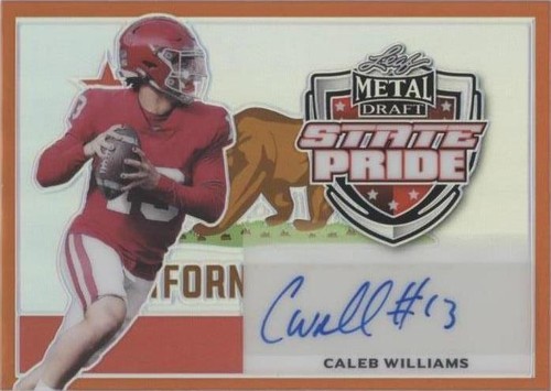 2022 Leaf Metal Draft Caleb Williams #SP-CW1