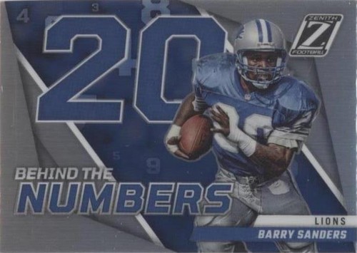 2022 Panini Zenith Barry Sanders #BN-BS
