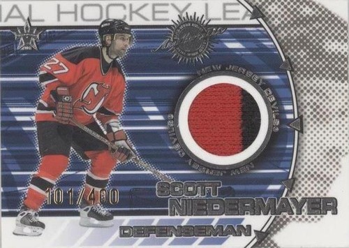 2000-01 Pacific Vanguard - Claude Lapointe Scott Niedermayer #20