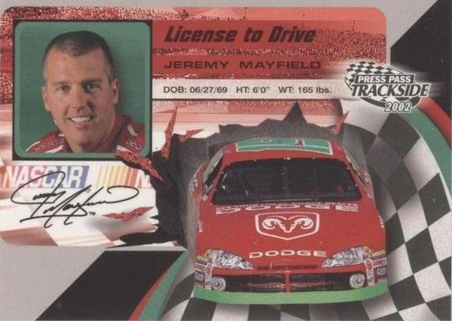 2002 Press Pass Trackside - Jeremy Mayfield #LD 22
