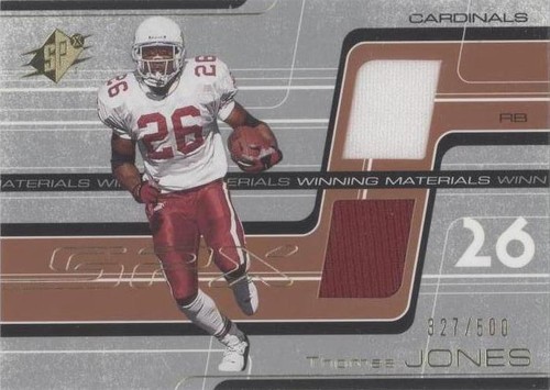 2001 SPx Thomas Jones #WM-TJ