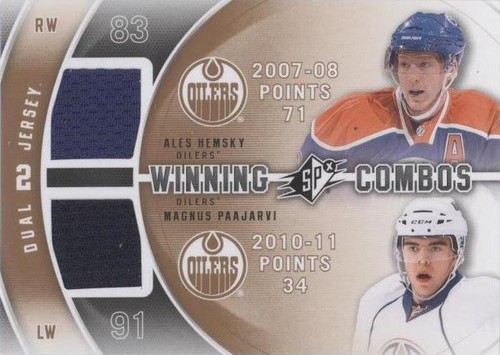 2011-12 SPx - Ales Hemsky Magnus Paajarvi #WC-HP