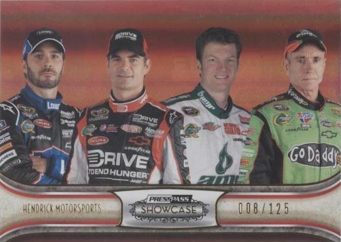 2011 Press Pass Showcase - Dale Earnhardt Jr. Jeff Gordon Jimmie Johnson #53