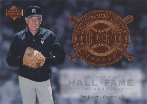 2005 Upper Deck Hall of Fame - Phil Niekro #CO-PN2
