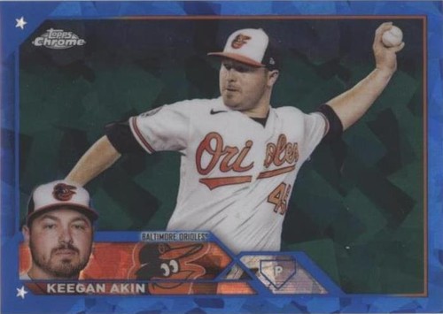 2023 Topps Chrome Sapphire Edition - Keegan Akin #617