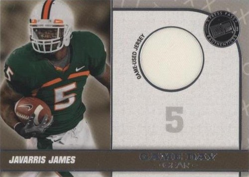 2010 Press Pass Portrait Edition Javarris James #GDG-JJ