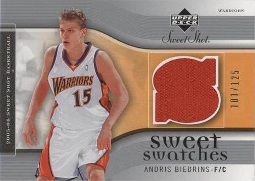 2005-06 Upper Deck Sweet Shot - Andris Biedrins #SW-AN