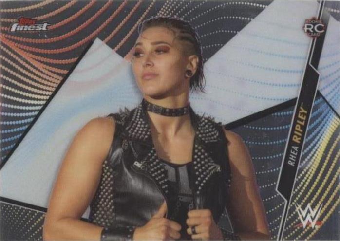 2020 Topps Finest WWE - Rhea Ripley #90