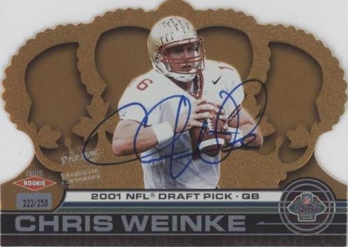 2001 Pacific Crown Royale Chris Weinke #149