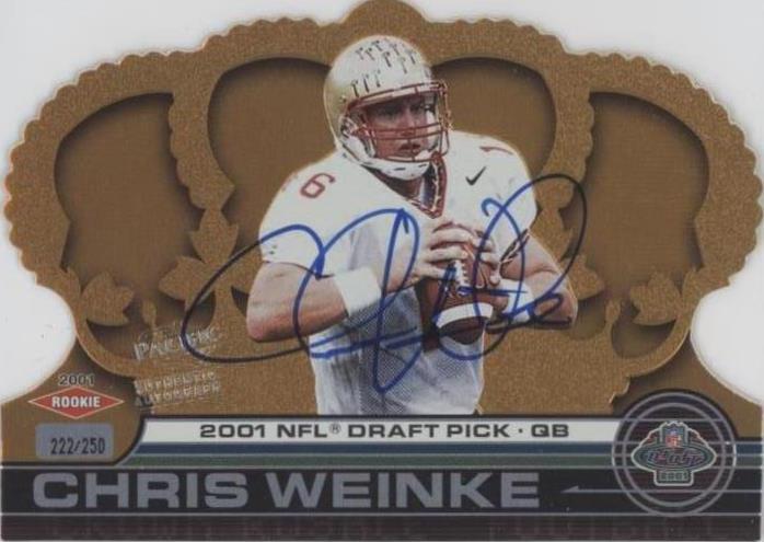 2001 Pacific Crown Royale Chris Weinke #149