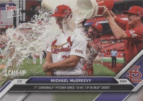 2024 Topps Now - Michael McGreevy #500