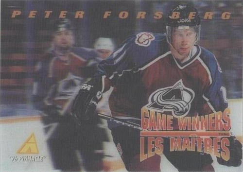 1995-96 Pinnacle McDonald's - Peter Forsberg #MCD-07