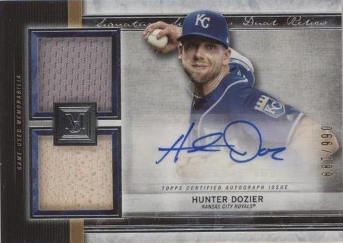 2020 Topps Museum Collection - Hunter Dozier #SSDA-HD