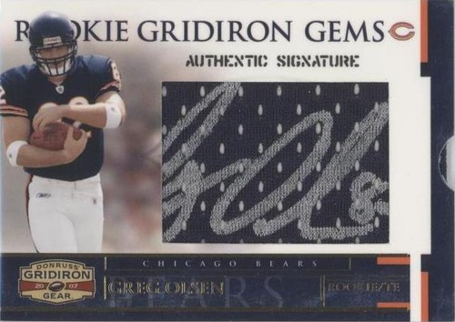 2007 Donruss Gridiron Gear Greg Olsen #213