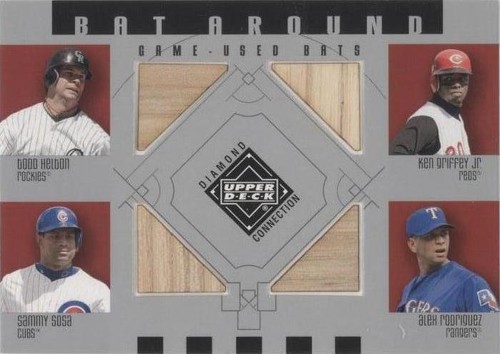 2002 Upper Deck Diamond Connection - Alex Rodriguez Ken Griffey Jr Sammy Sosa #BA-HGSR