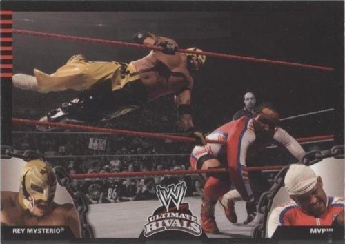 2008 Topps WWE Ultimate Rivals - MVP Rey Mysterio #37