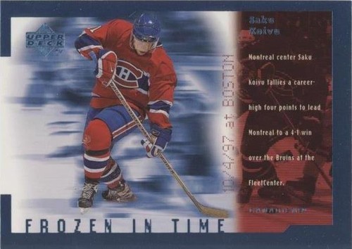 1998-99 Upper Deck - Saku Koivu #FT12