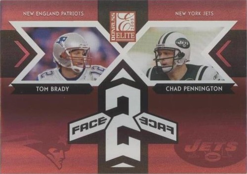 2005 Donruss Elite Chad Pennington Tom Brady #CB-4