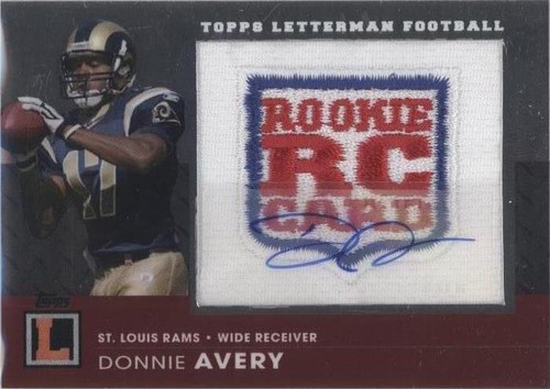 2008 Topps Letterman Donnie Avery #RAP-DA