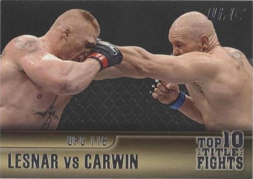 2011 Topps UFC Title Shot - Brock Lesnar Shane Carwin #TT-29