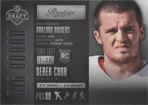 2014 Panini Prestige Derek Carr #10