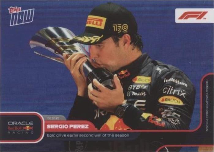 2022 Topps Now F1 - Sergio Perez #060