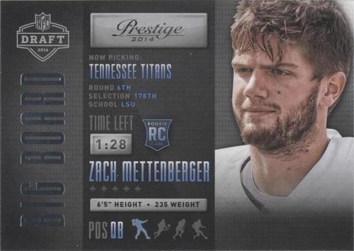 2014 Panini Prestige Zach Mettenberger #15